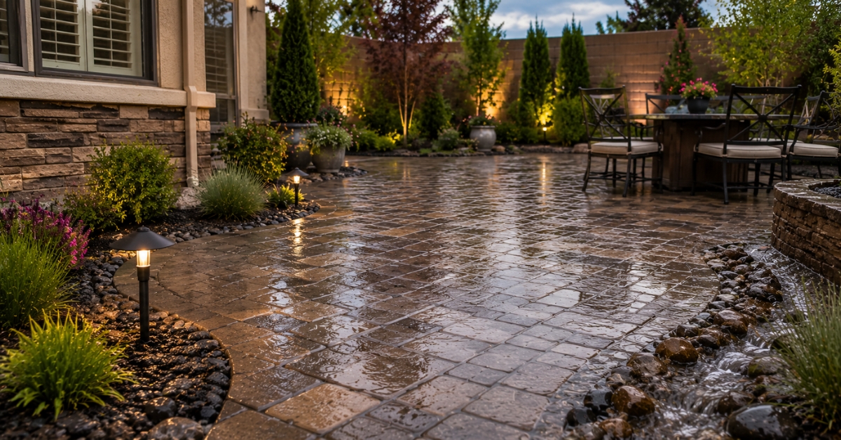 Why a Beautiful Patio Still Needs the Right Slope, Base, and Edge Support